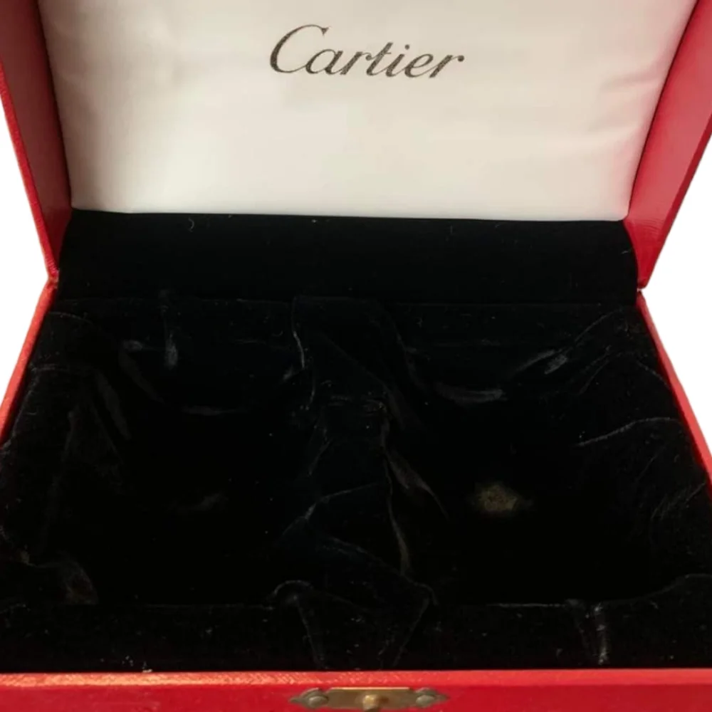 Vintage Cartier classsic velvet lined Jewelry Luxury box